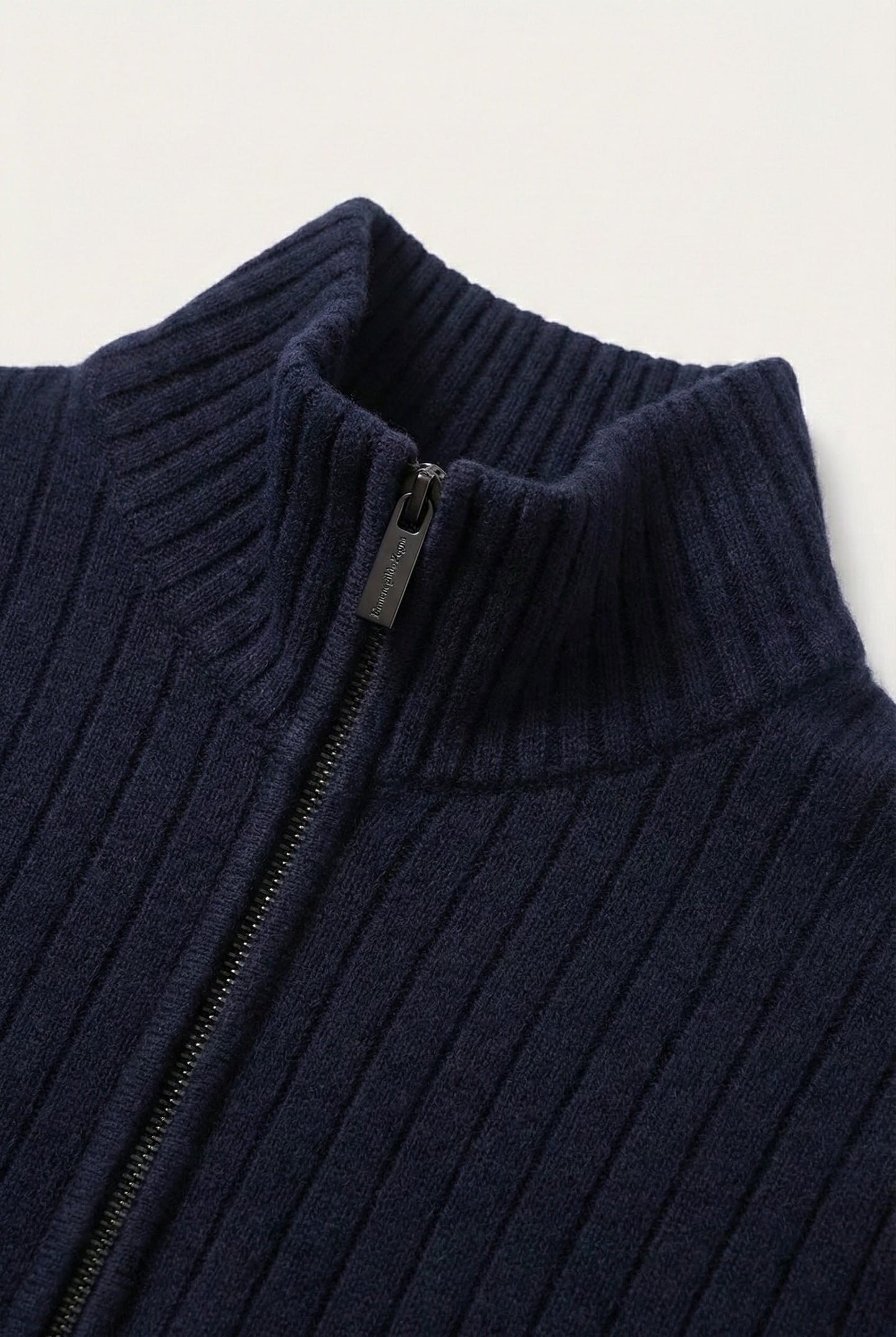 Léon Navy Rib Vest