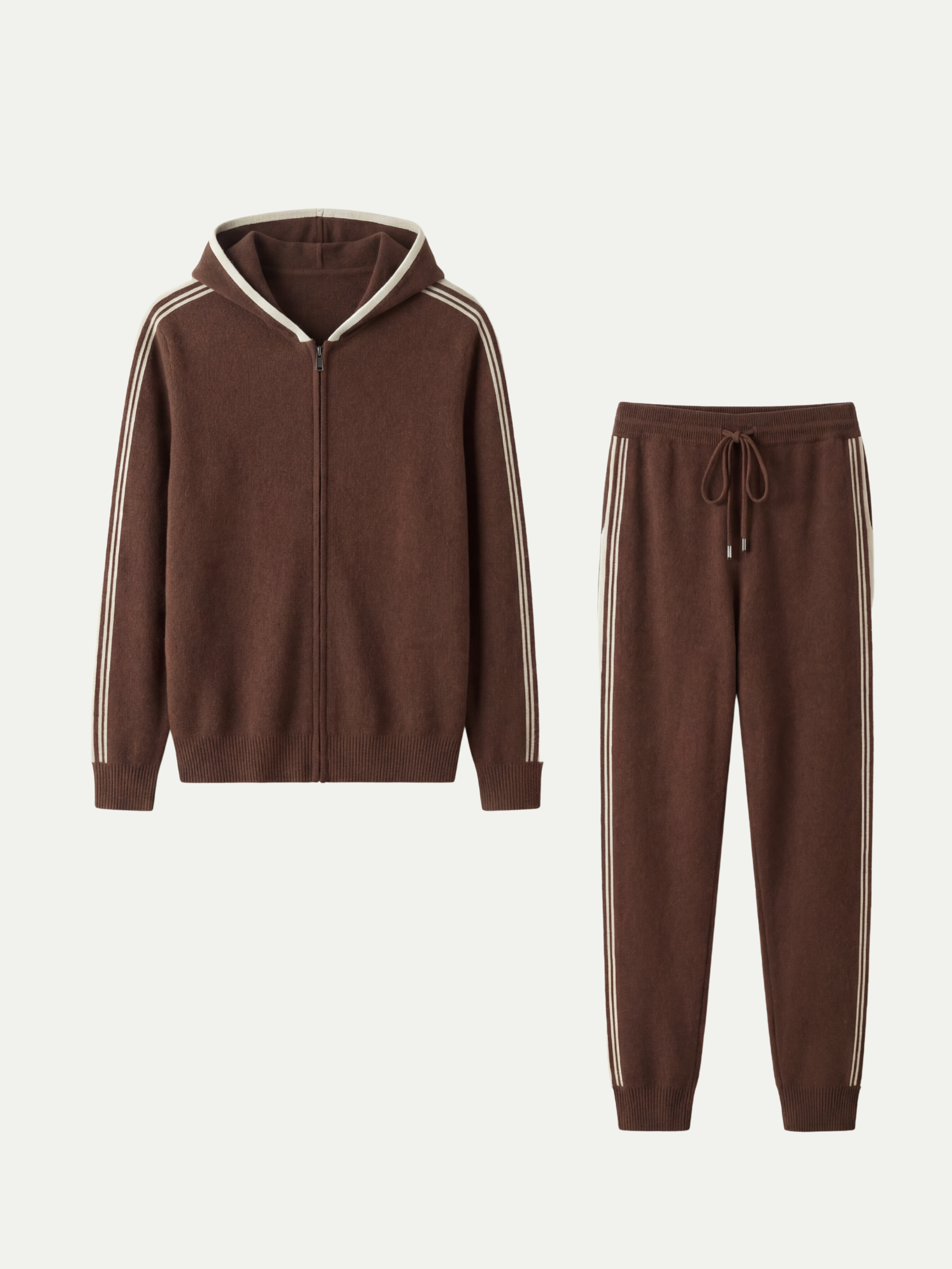 Brown Signature Set with Hoodie – Lidia Nova