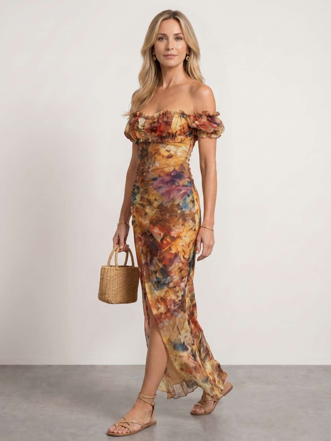 Boho floral printed dress – Lidia Nova