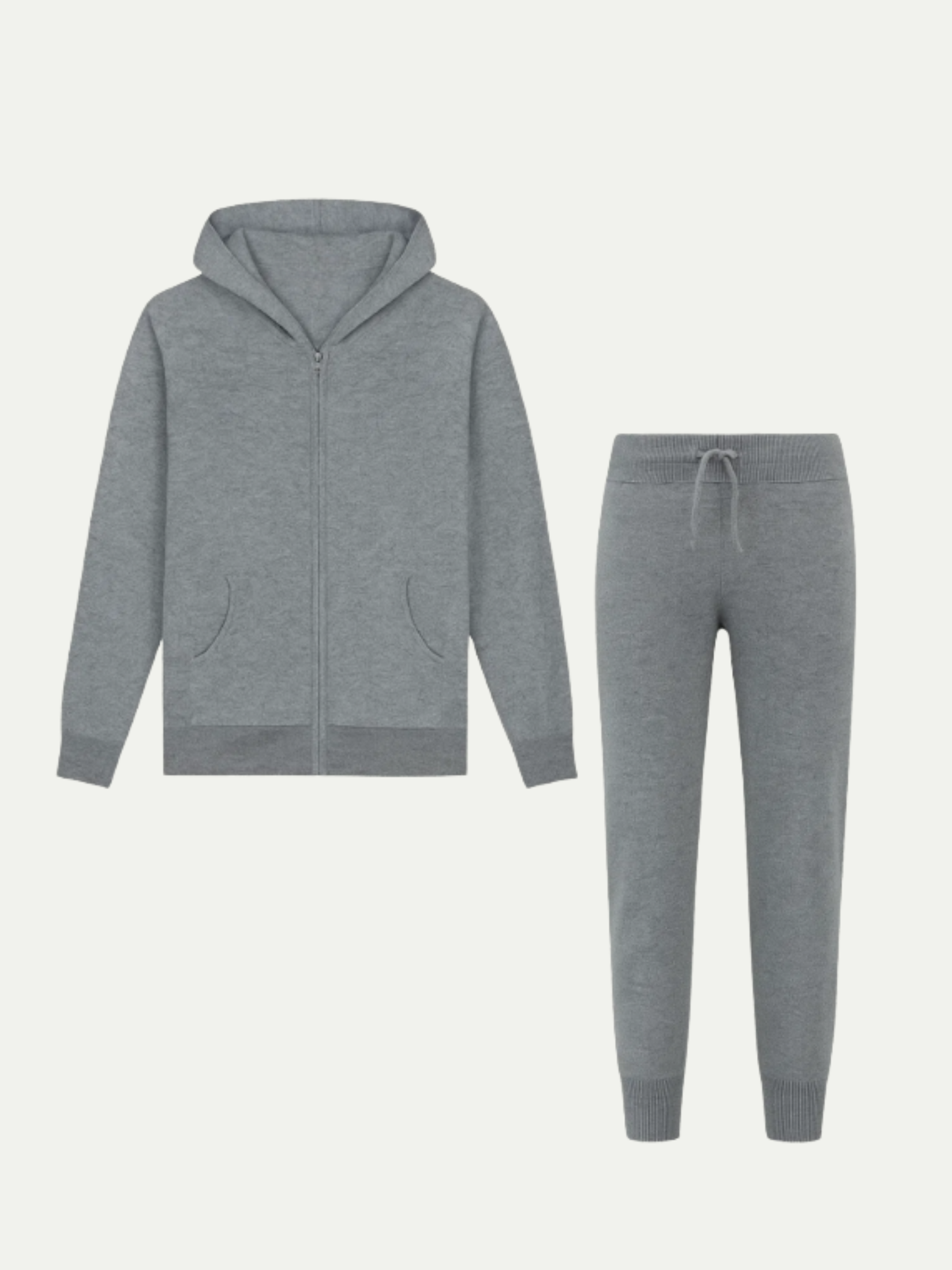 Gray Signature Set with Hoodie – Lidia Nova
