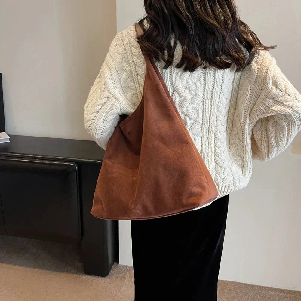 Soft leather hobo bag