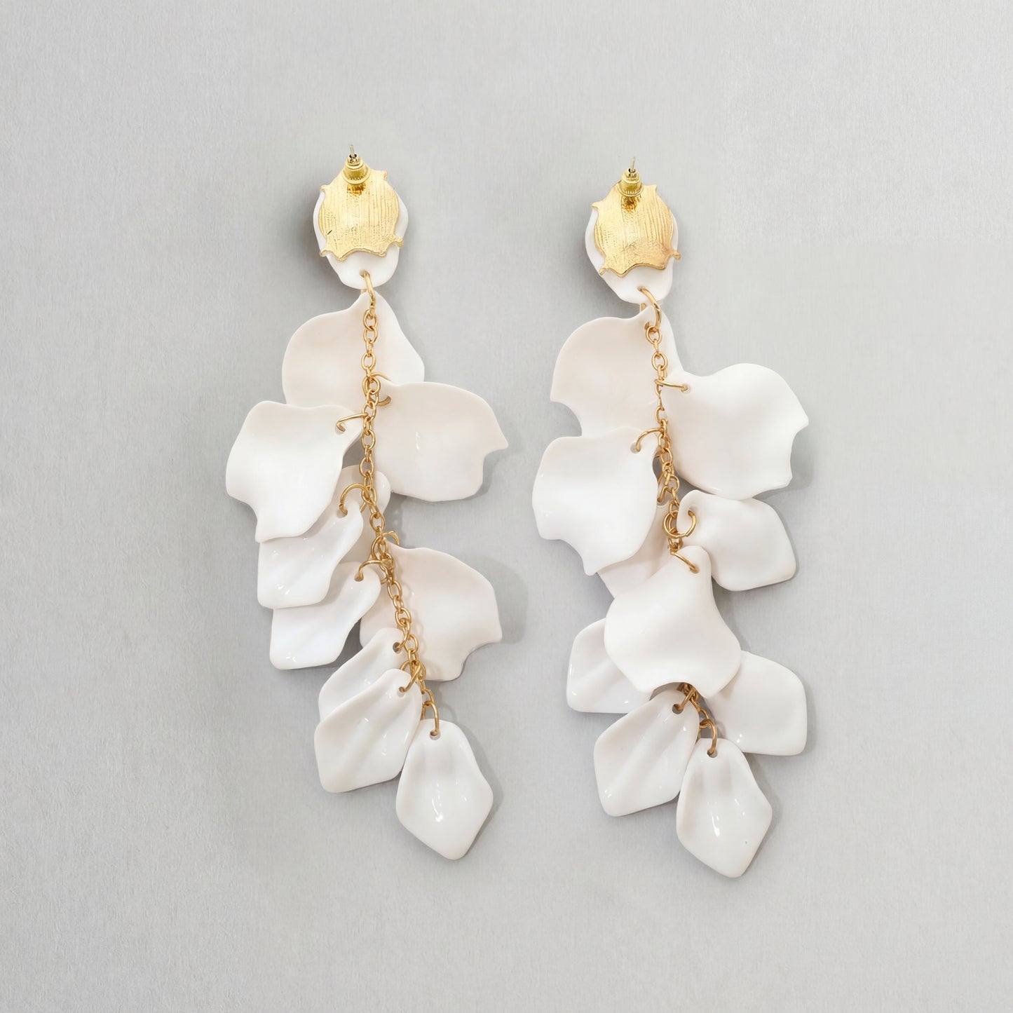 Orchid Petal Drop Earrings