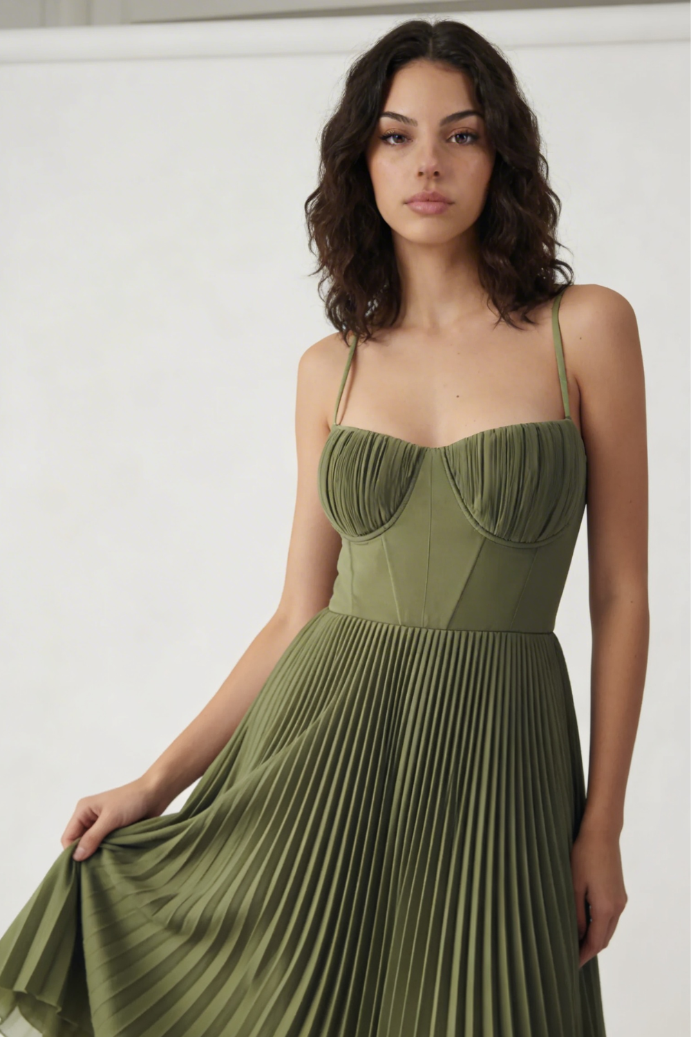 MARINA | Vestido Midi con Corsé