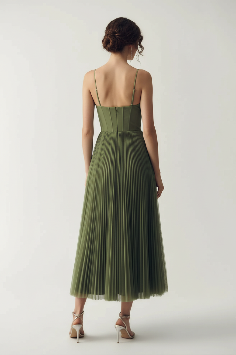 MARINA | Vestido Midi con Corsé