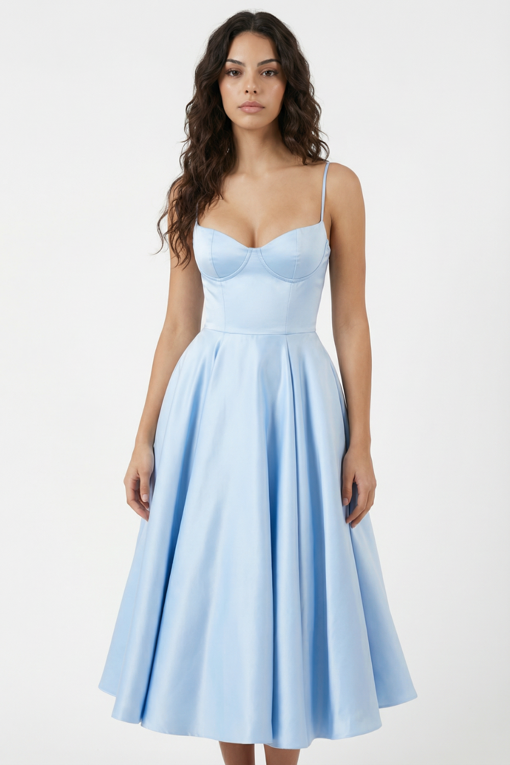 CINDY | Vestido Midi de Tul con Encanto Romántico