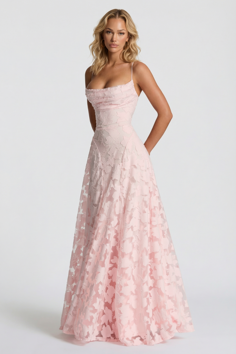 FRANCISA | Vestido Largo con Corsé de Encaje