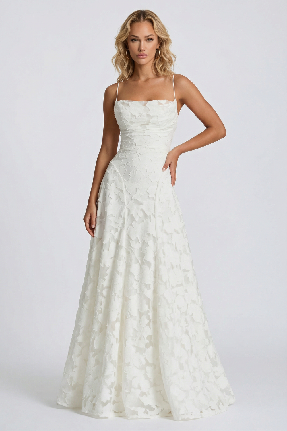 FRANCISA | Vestido Largo con Corsé de Encaje