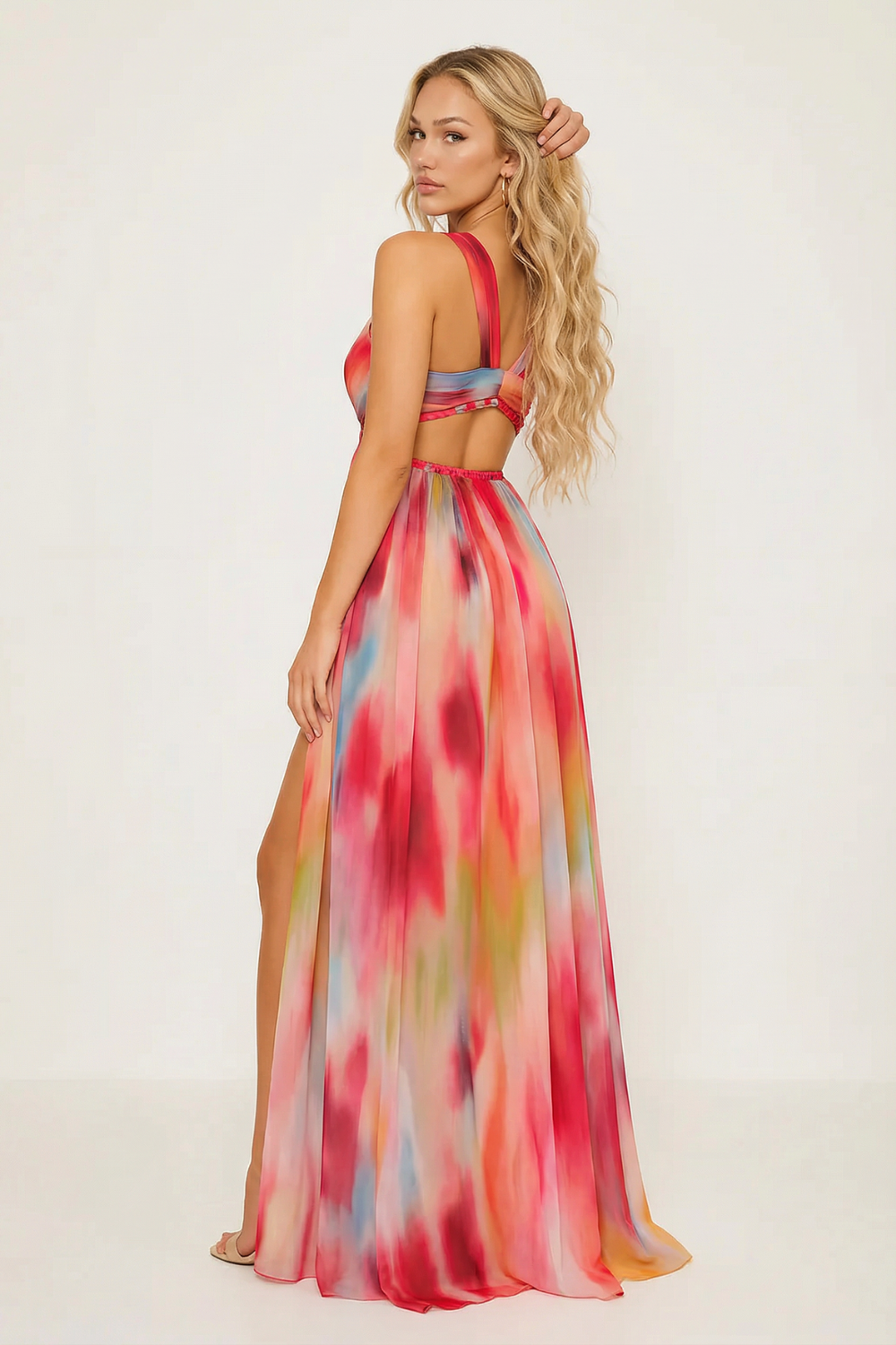 FREYA | Vestido Efecto Pintado