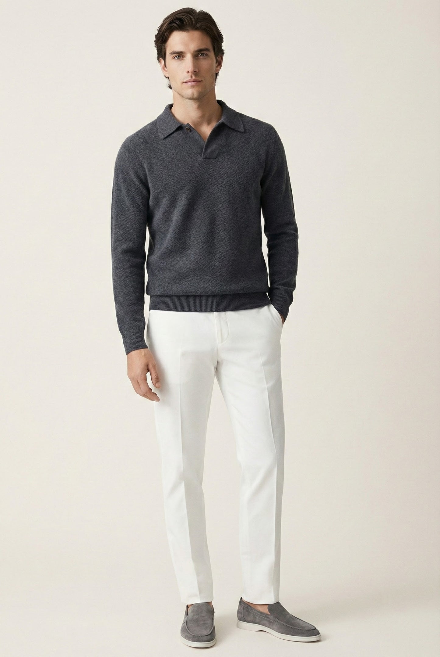 Classic Suède Loafer Grey