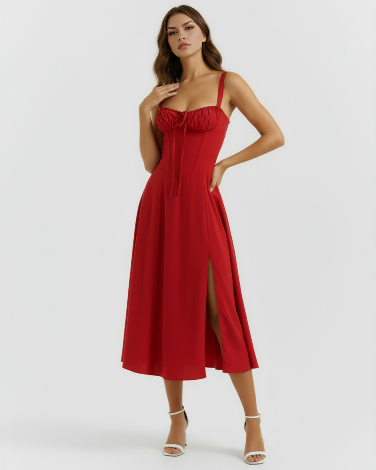 corset dress midi Britton and timeless Velvi - Maeve Corset Midi