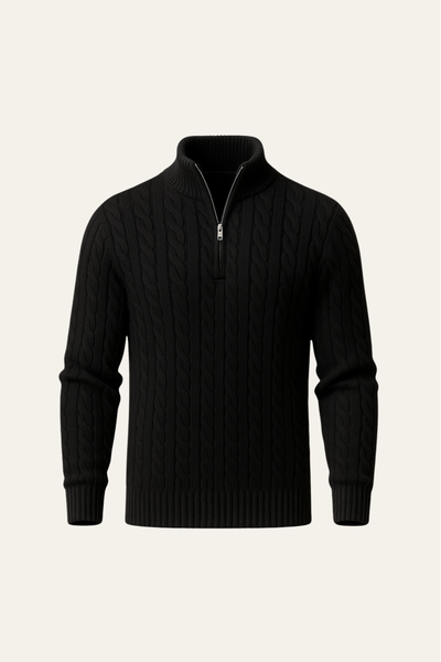 トップス Jent Louis Side zip Damaged knit Sero Zip Knit Black – Lidia Nova