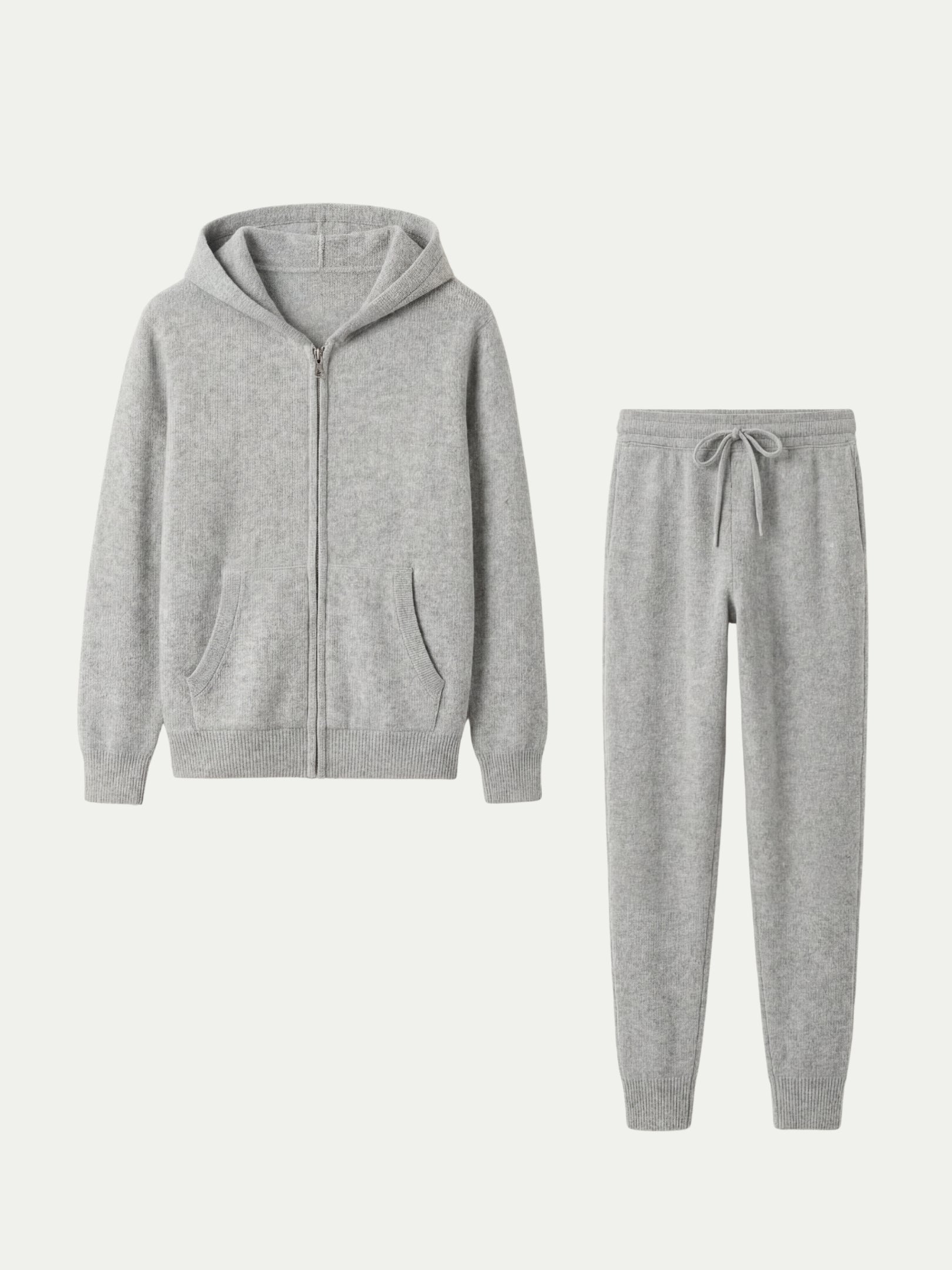 Light Gray Signature Set with Hoodie – Lidia Nova