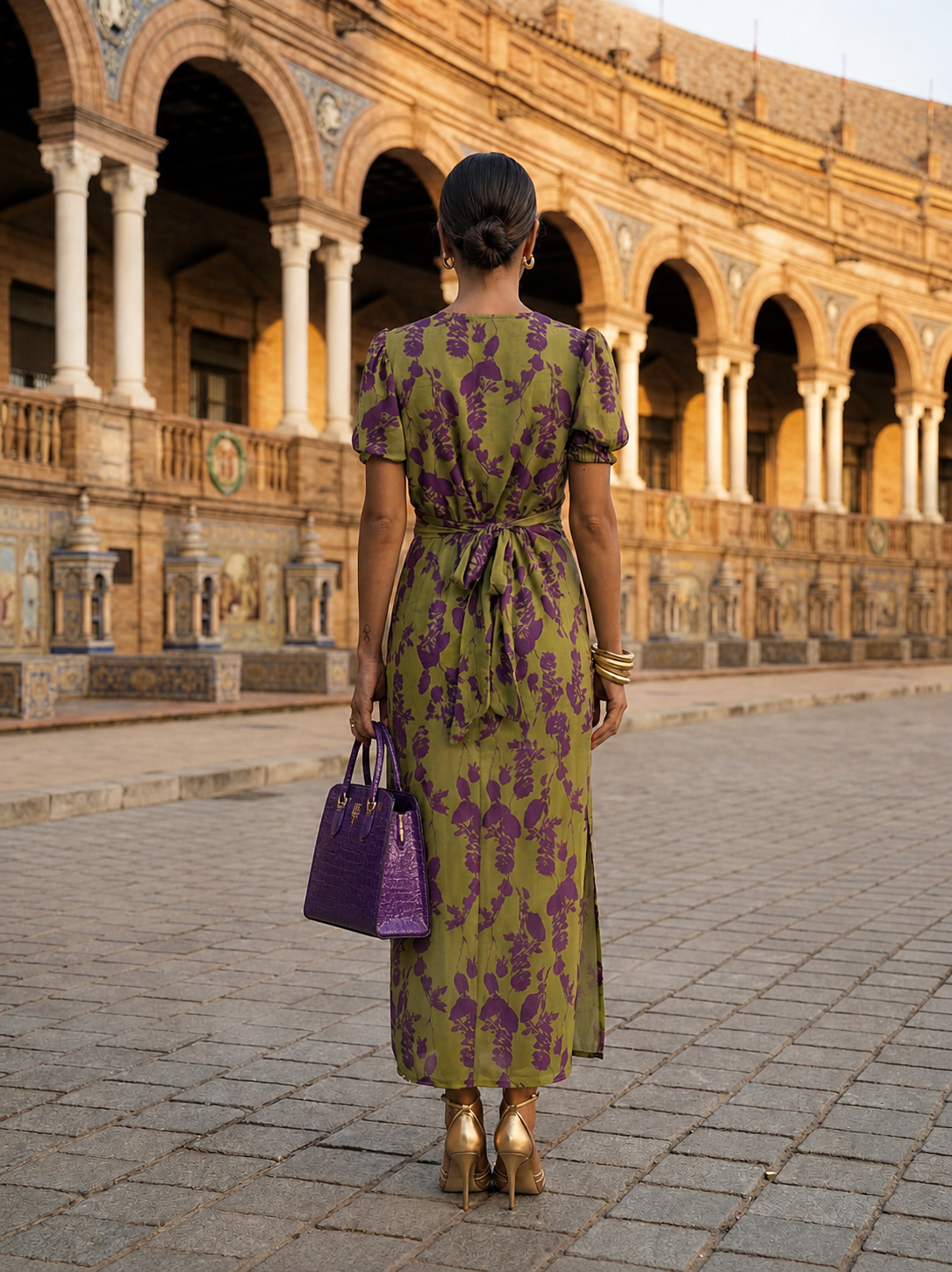 Andrea ™ | Vestido Maxi Floral con Caída Fluida