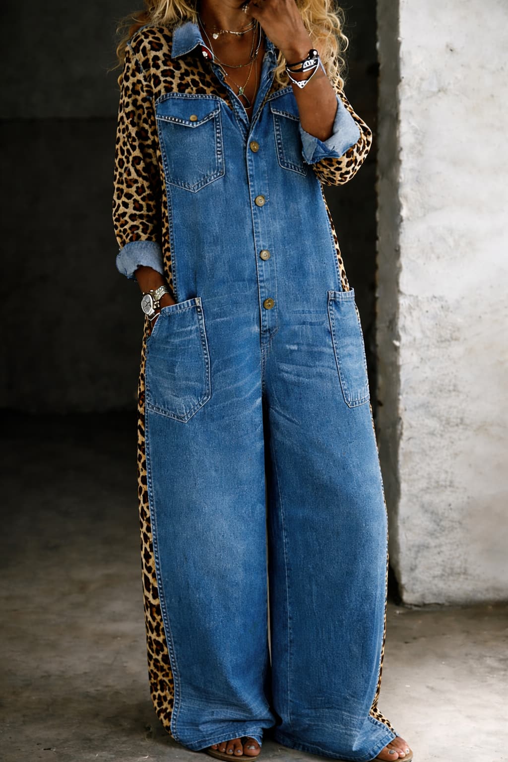Amanda™ | Mono camisero vaquero