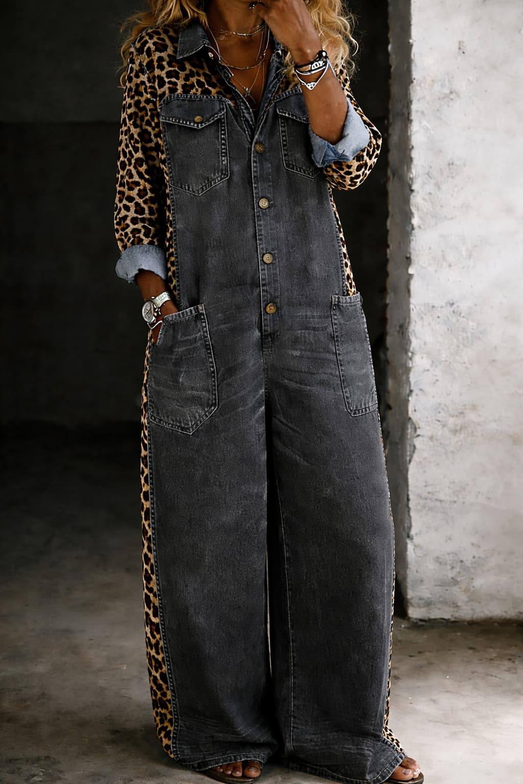 Amanda™ | Mono camisero vaquero