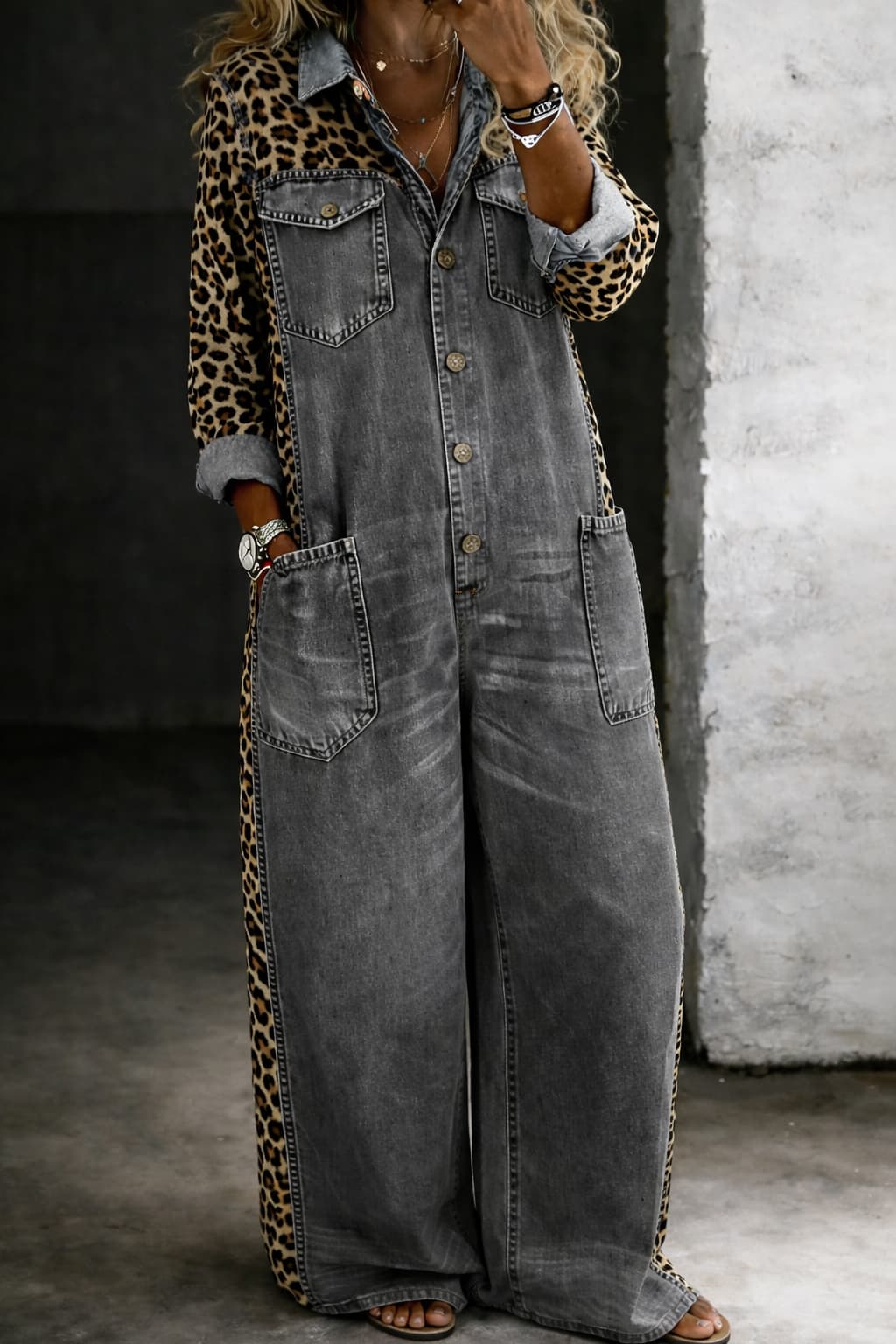 Amanda™ | Mono camisero vaquero
