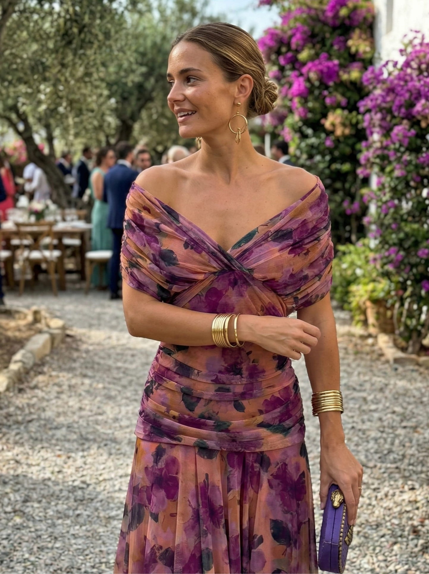Nora | Vestido largo con escote en v - EDICIÓN LIMITADA