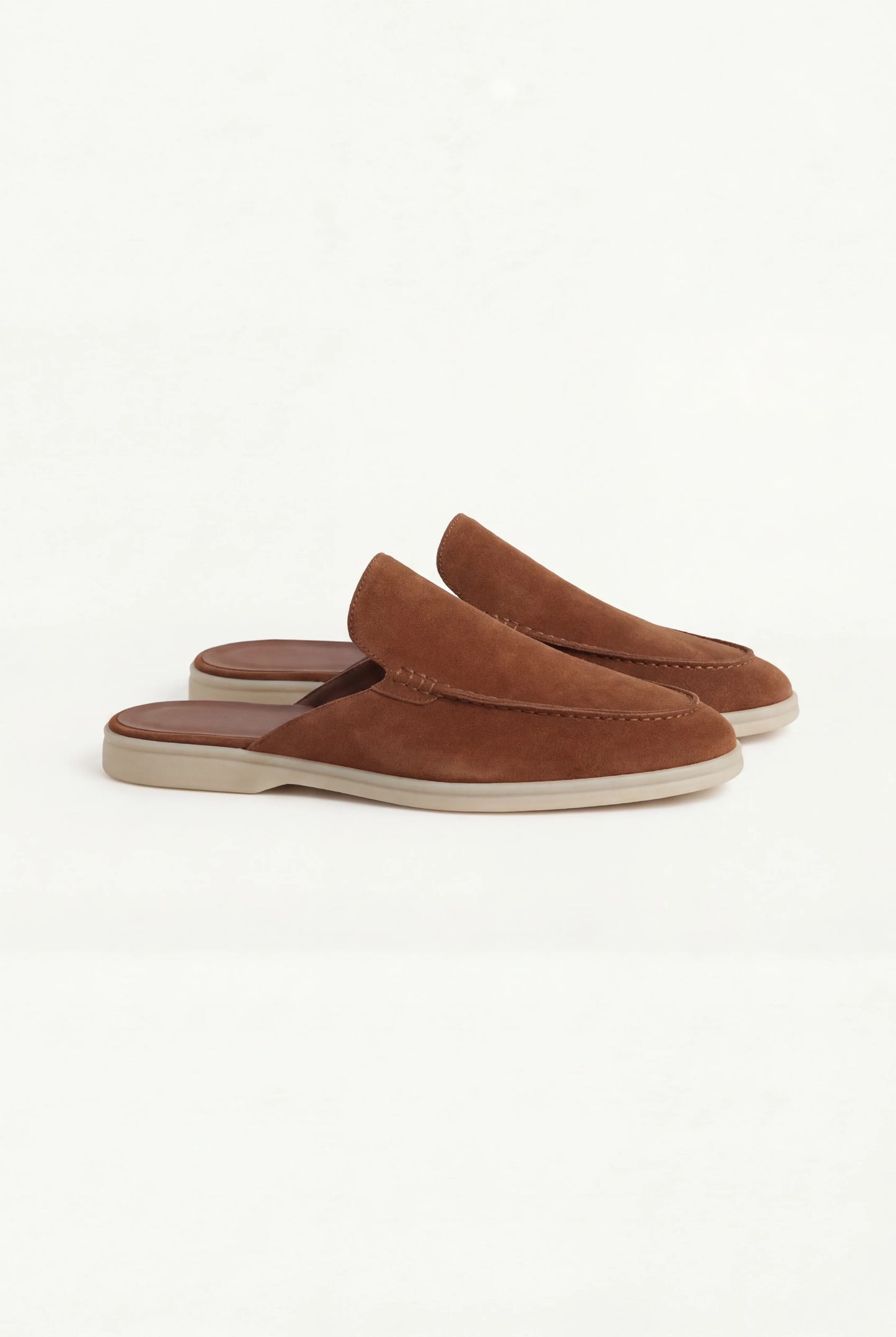 Maroon Suède Yacht Mule