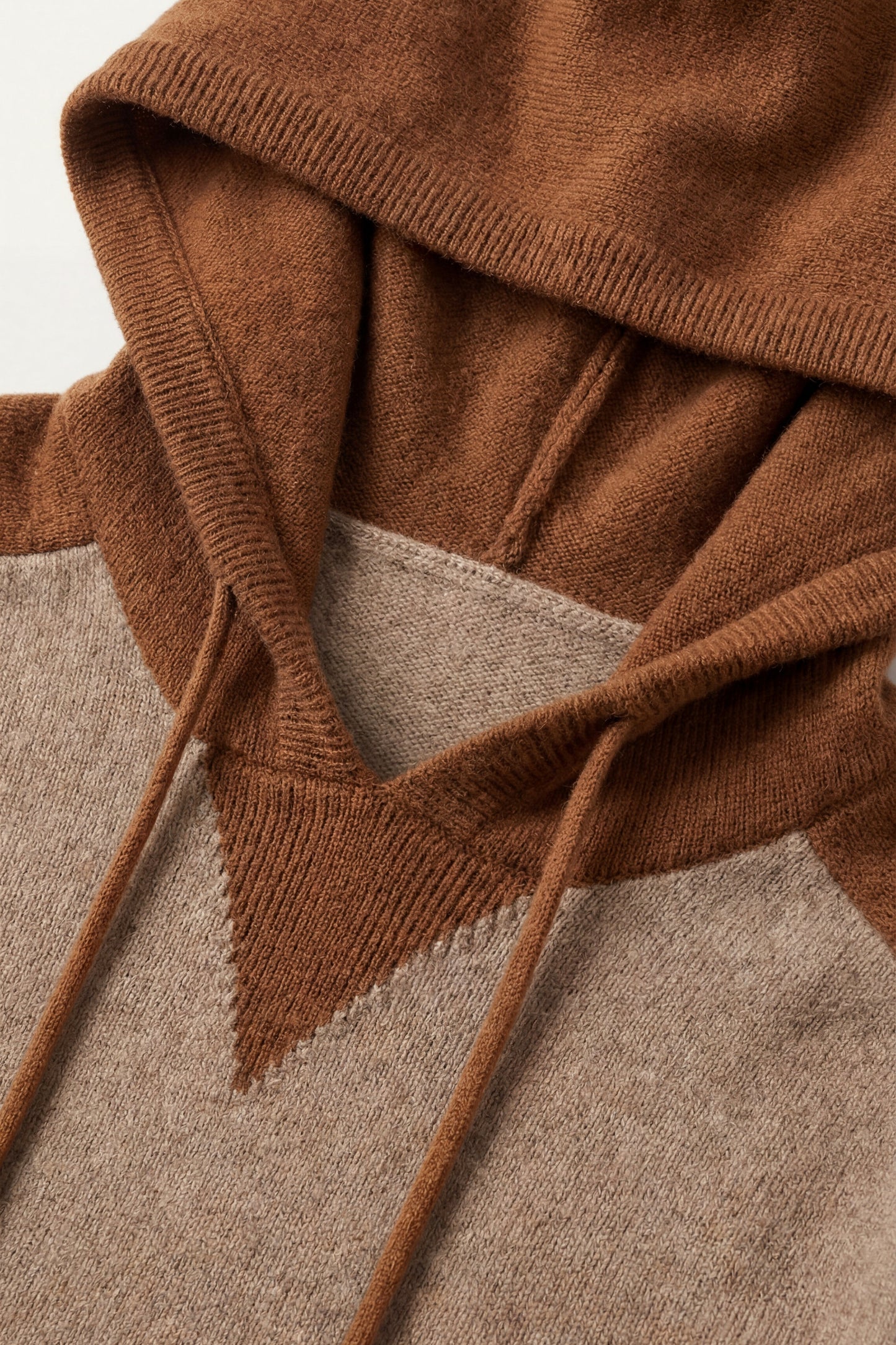 Jaquard Cashmere Tracksuit Beige