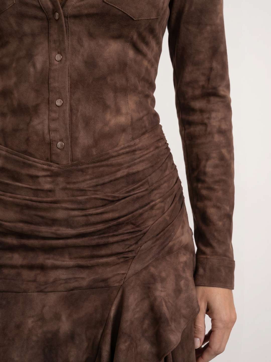 Cowboy dress with ruffles