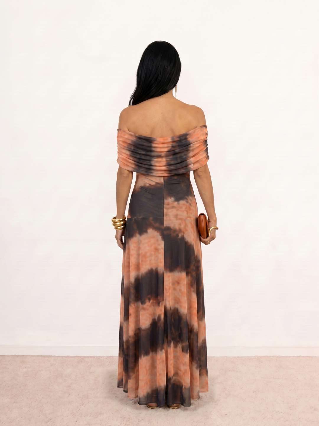 Printed maxi dress