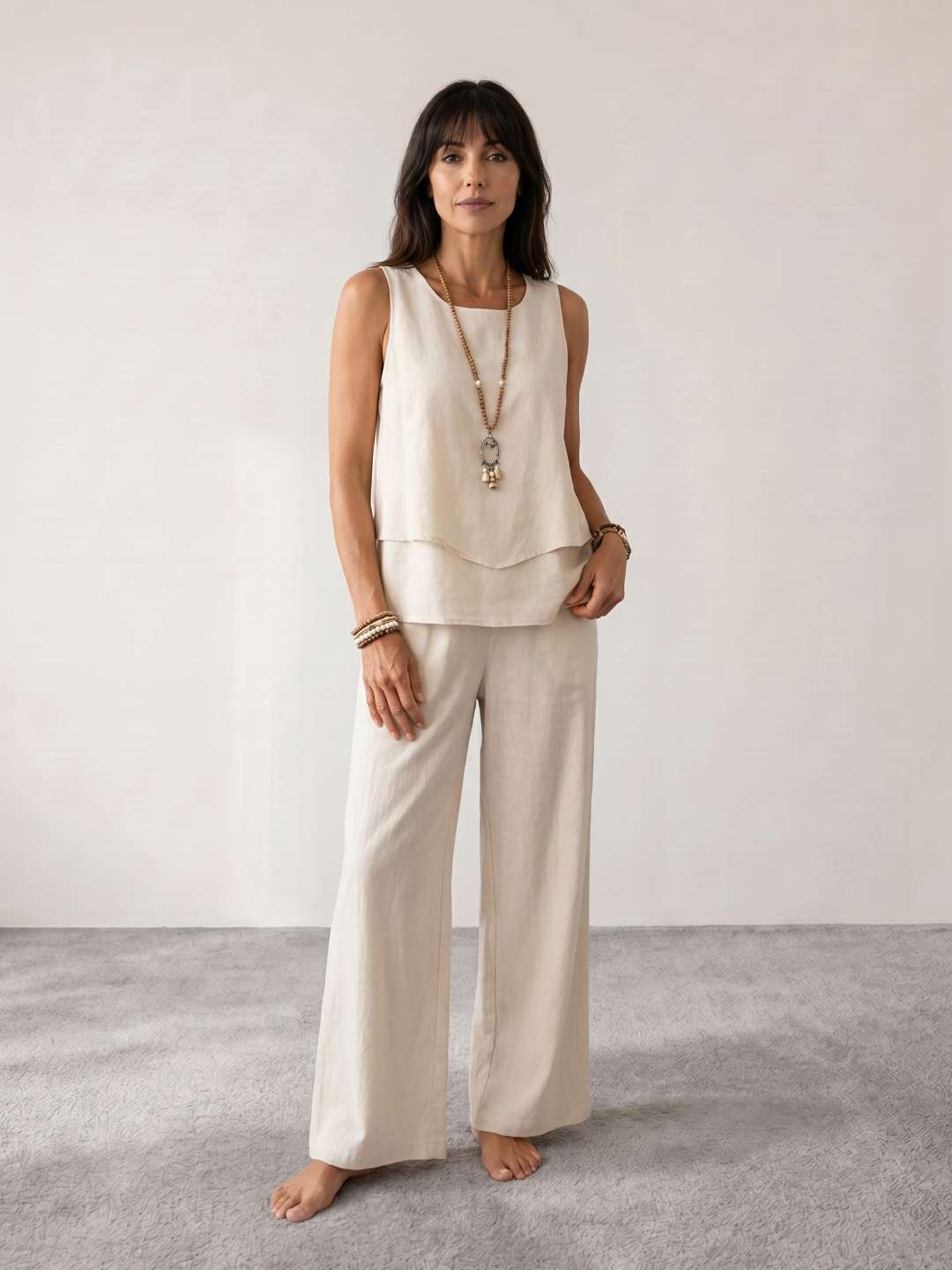 Two-piece printed fluid set