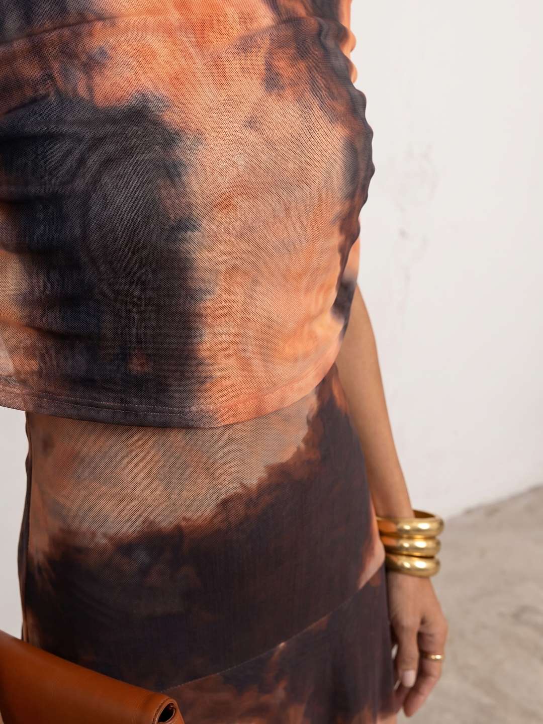 Printed maxi dress