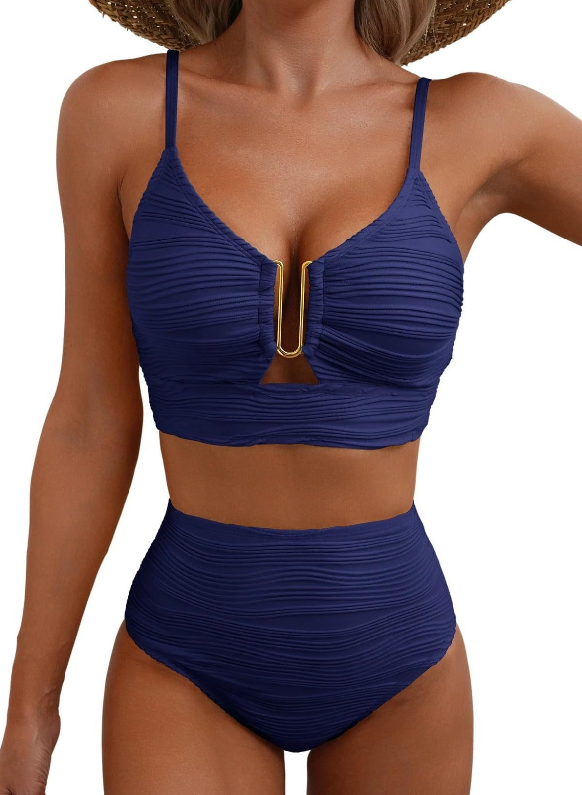 Luna – Bikini push-up de cintura alta
