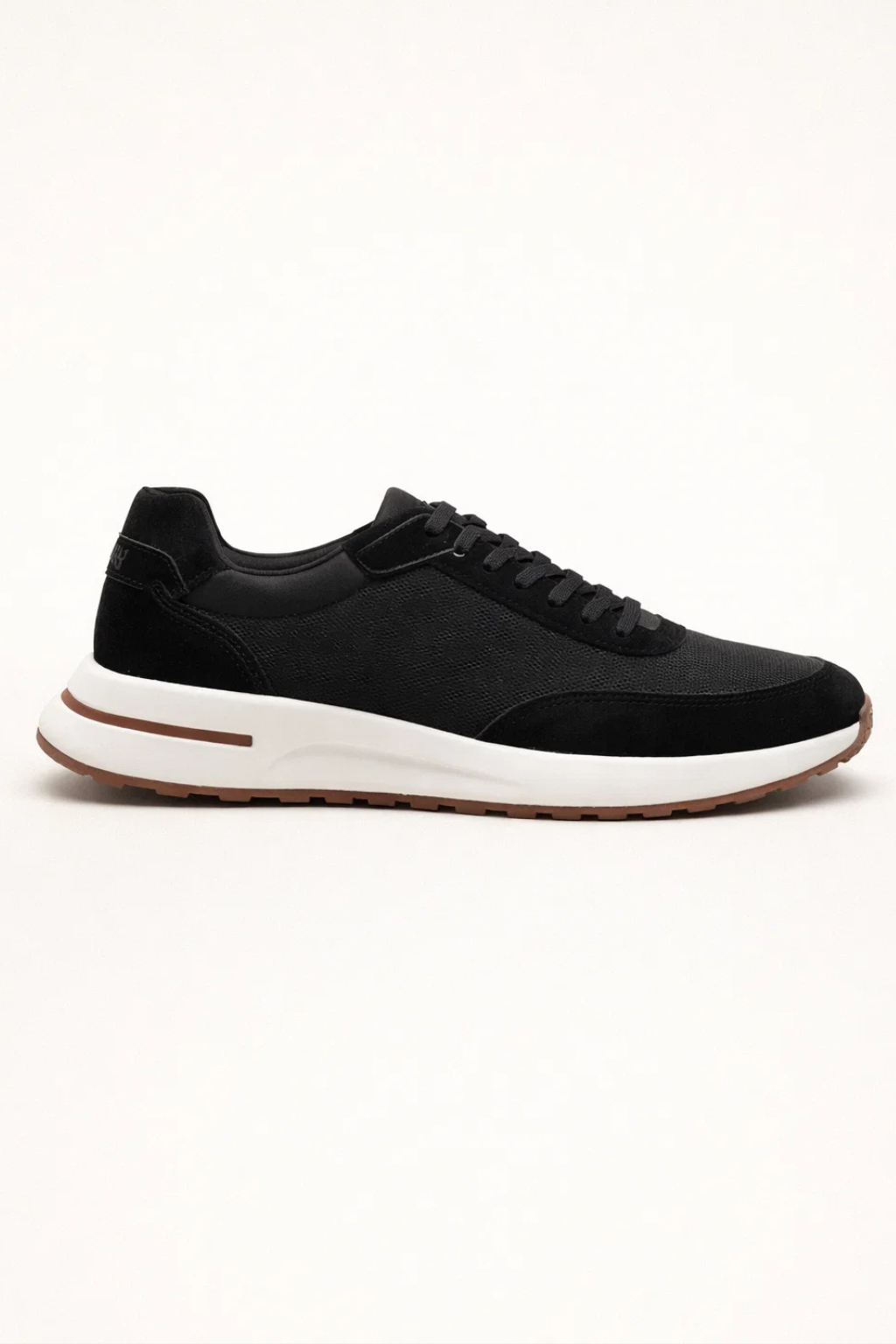Giuliano Suede City Sneaker Black