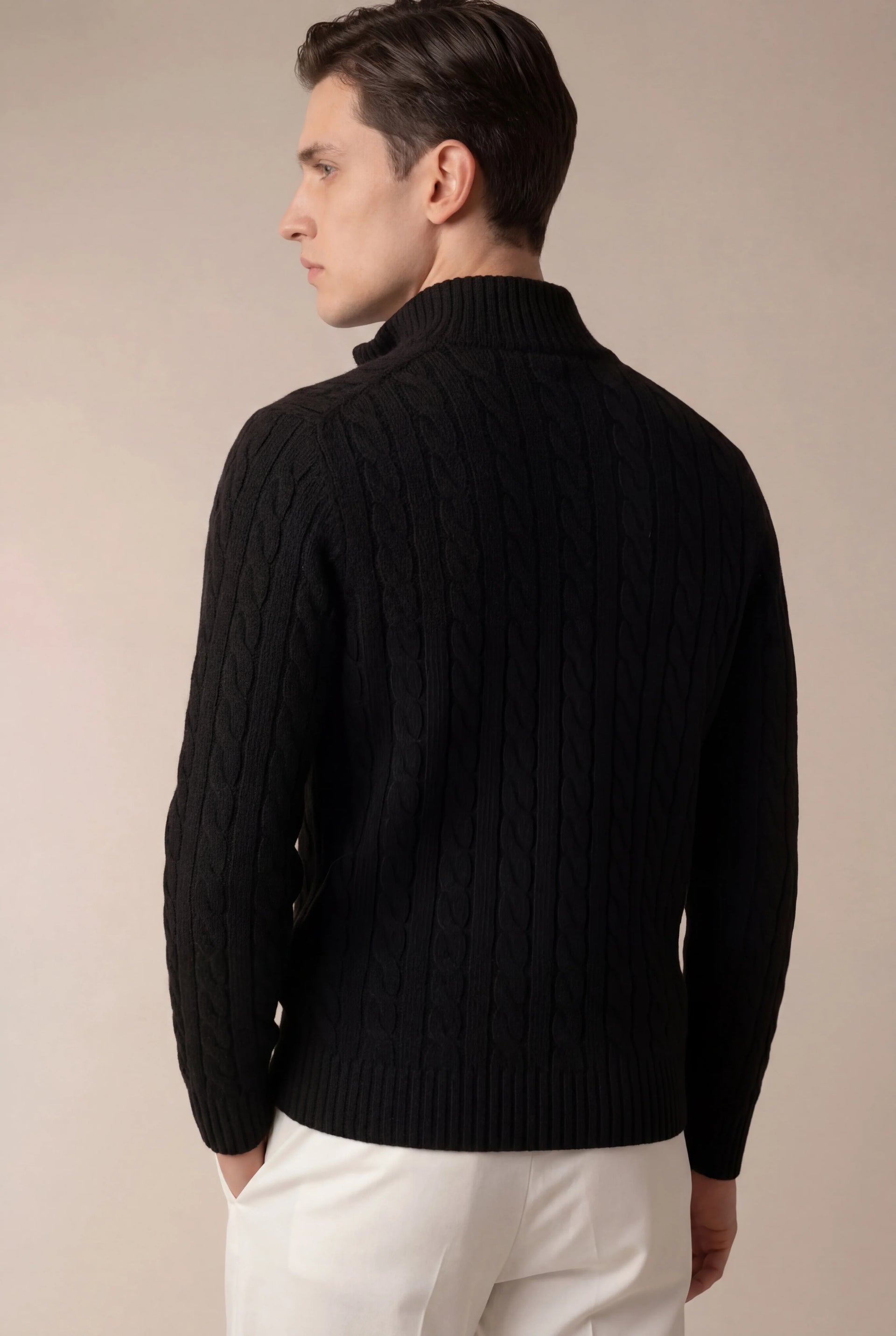 Sero Zip Knit Black – Lidia Nova