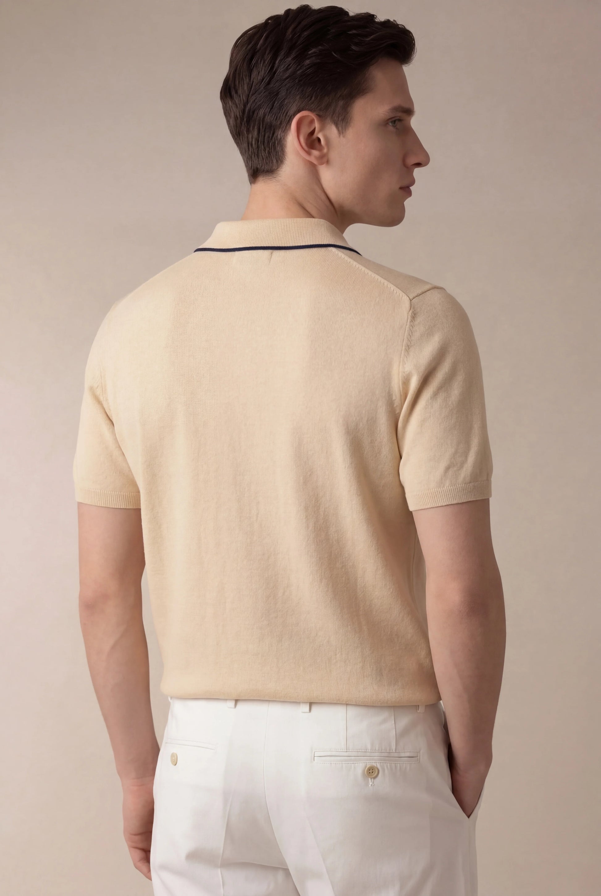Beige Preditor Polo