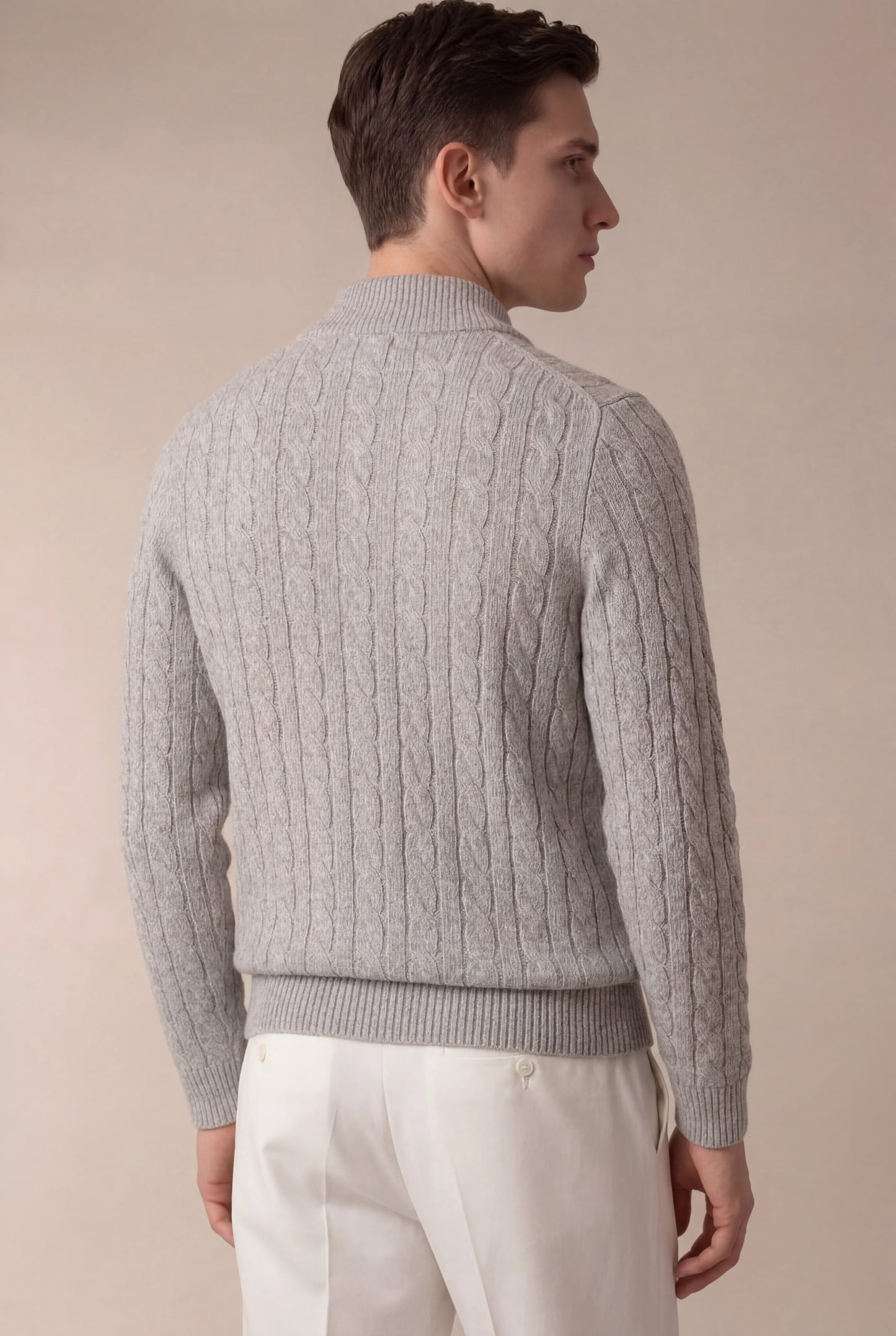 Sero Zip Knit Grey