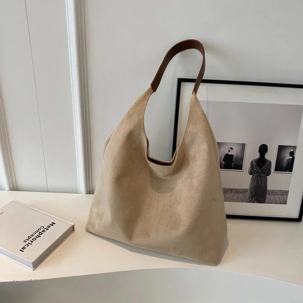 Soft leather hobo bag