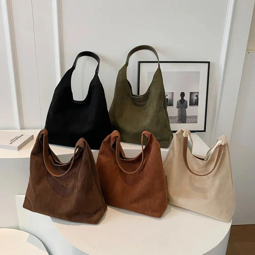 Soft leather hobo bag