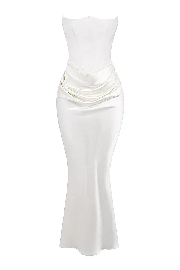 DALIA | Vestido Largo De Satén