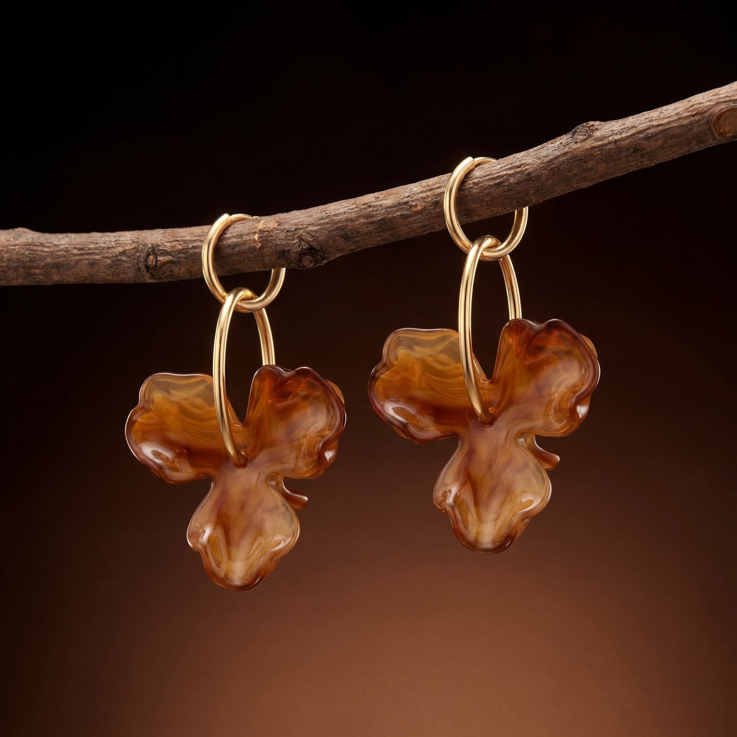 Flower Drop Earrings