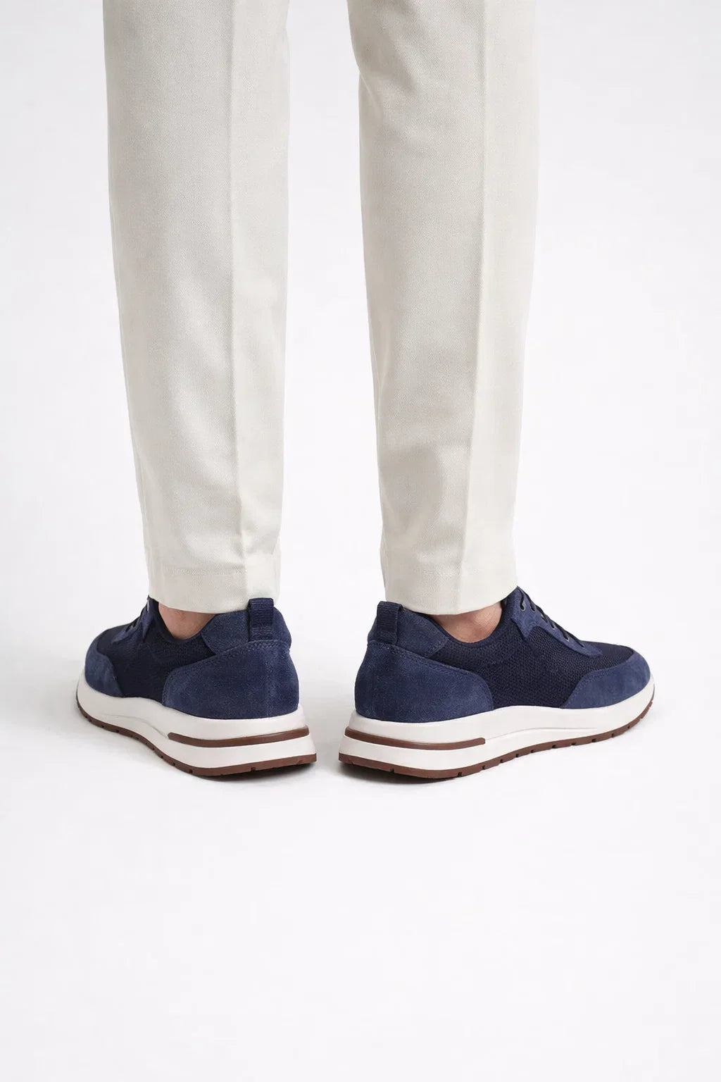 Giuliano Suede City Sneaker Navy