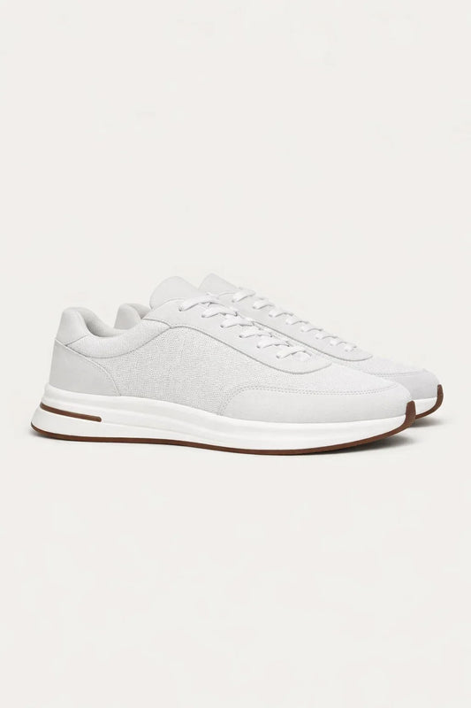 Giuliano Suede City Sneaker White