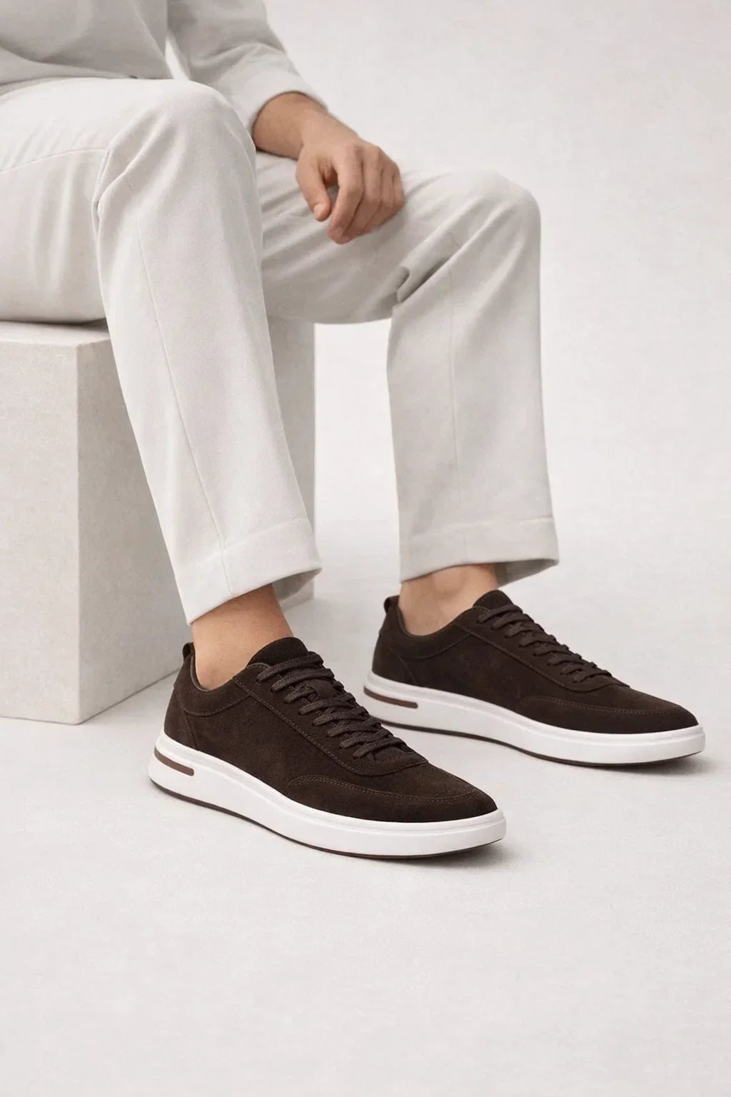 Giorgio Suede Sneaker Brown