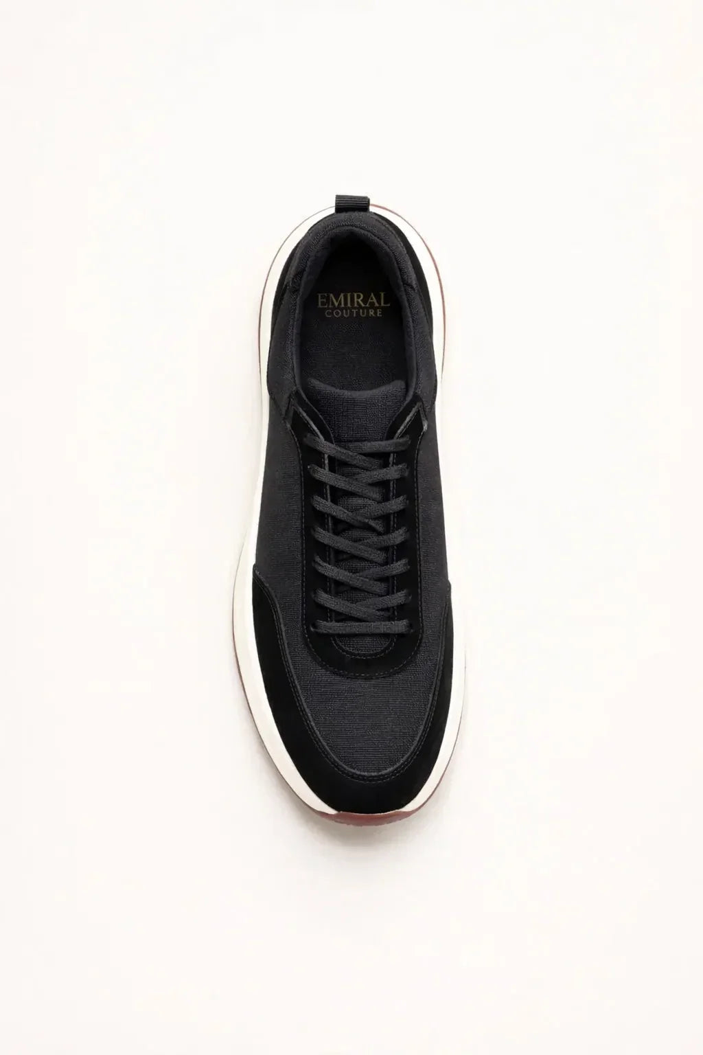 Giuliano Suede City Sneaker Black
