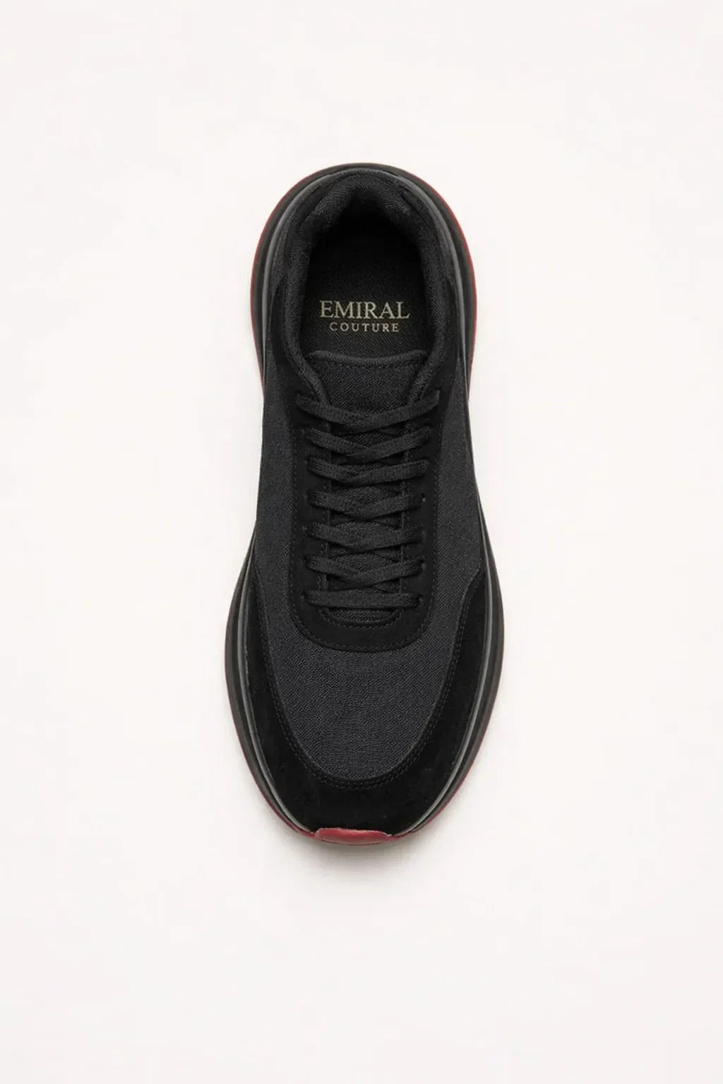 Giuliano Suede City Sneaker Black