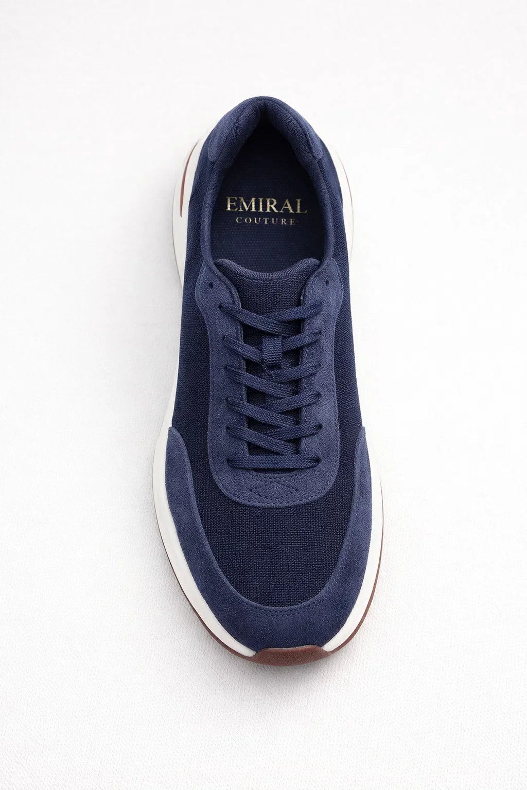 Giuliano Suede City Sneaker Navy