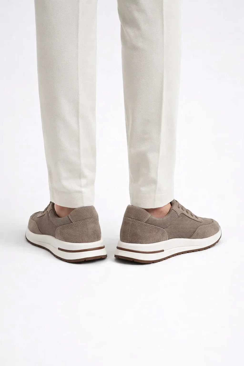 Giuliano Suede City Sneaker Beige