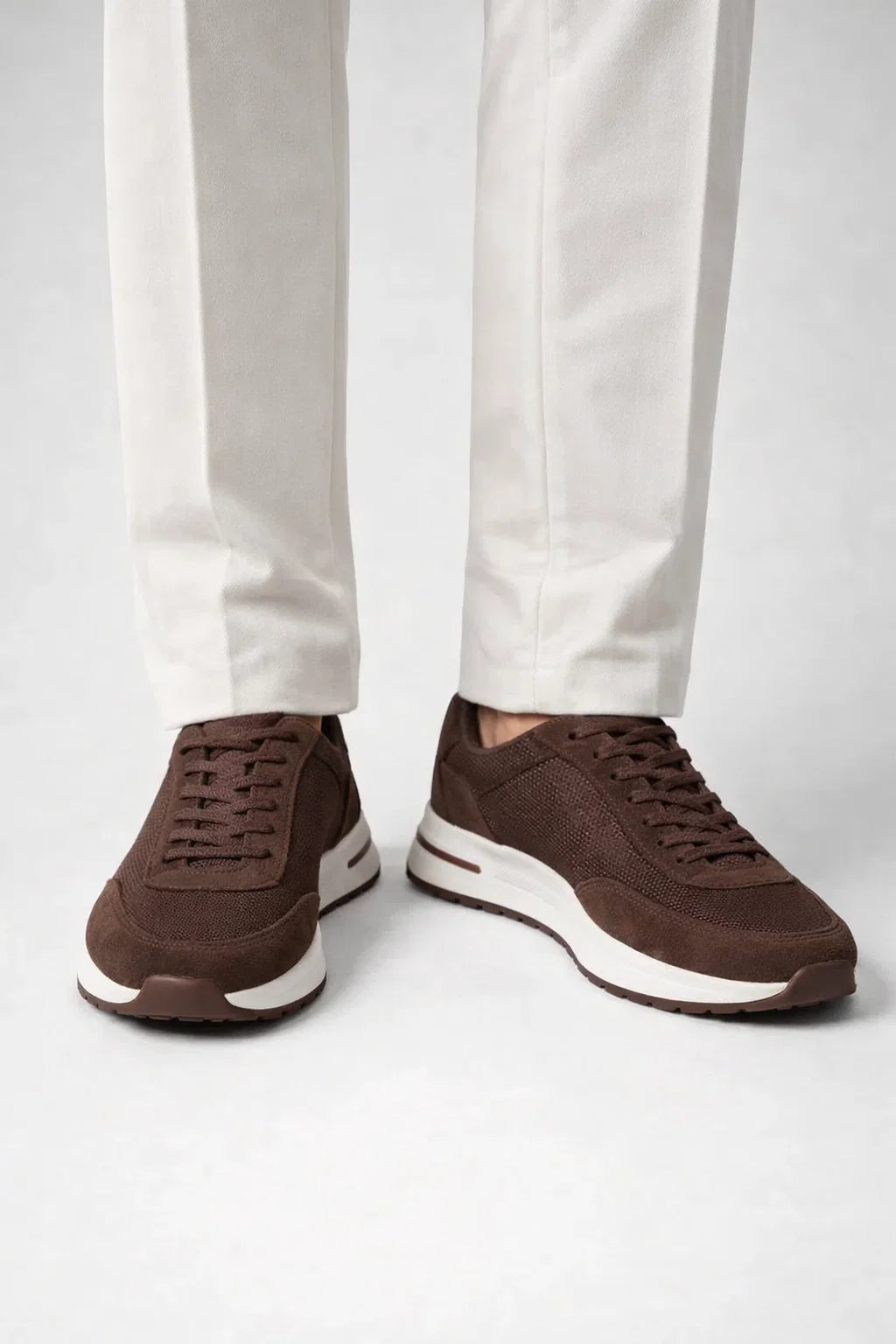 Giuliano Suede City Sneaker Brown