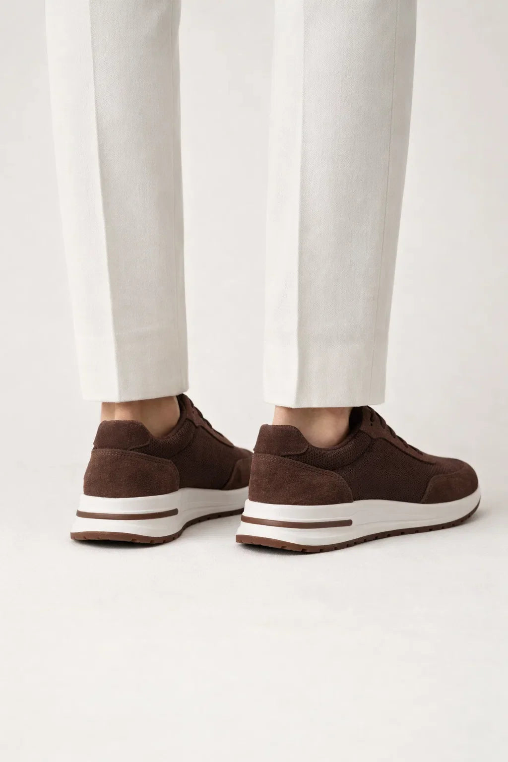 Giuliano Suede City Sneaker Brown